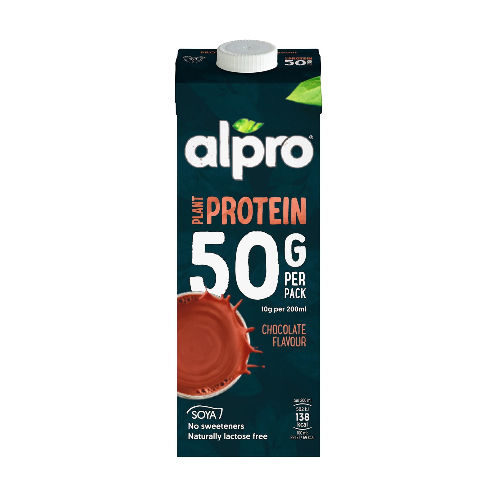 ALPRO High Protein Ρόφημα Σόγιας με γεύση Σοκολάτα Vegan Χωρίς γλουτένη Χωρίς λακτόζη 1lt