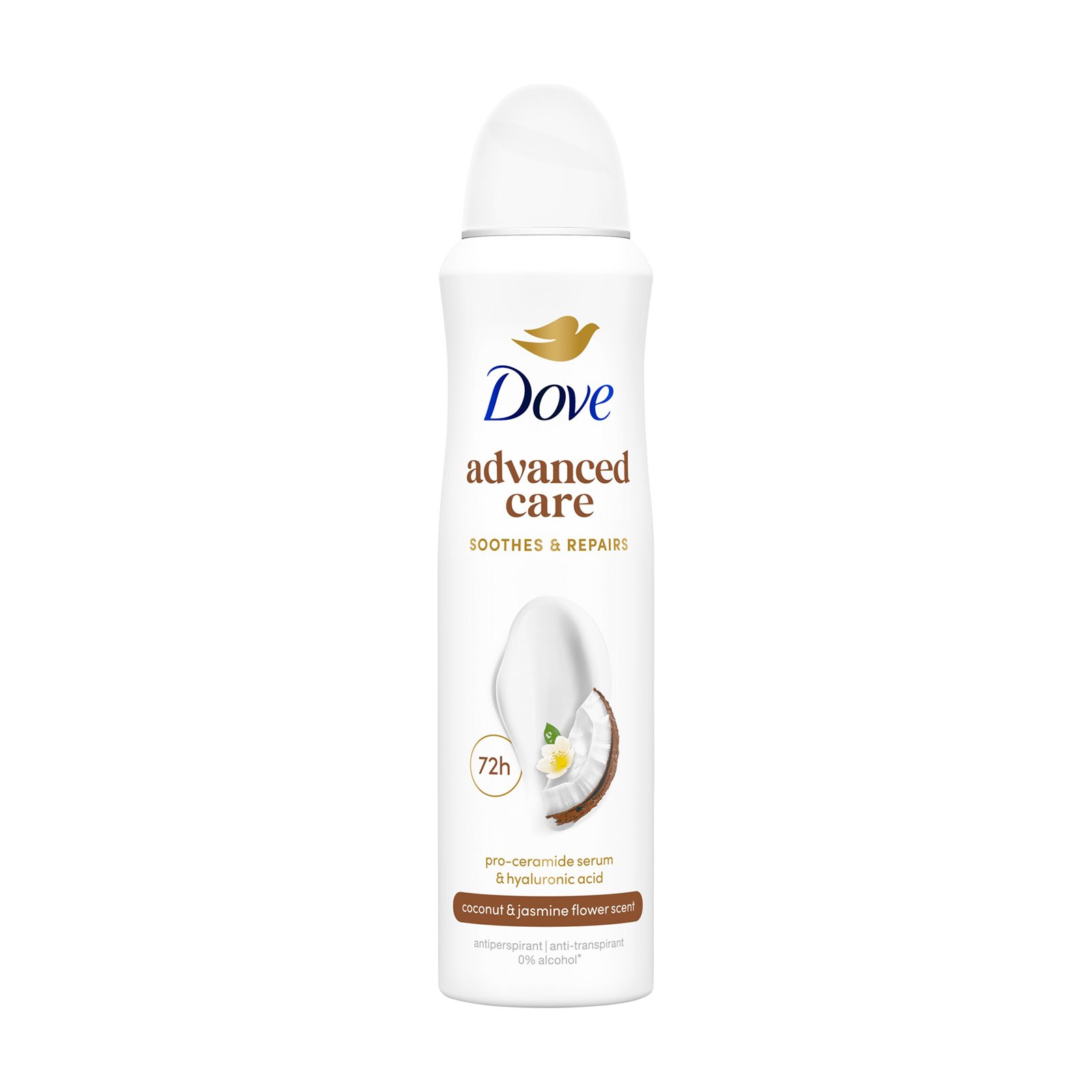 DOVE Advanced Care Αποσμητικό Σπρέι Coconut & Jasmine Flower Scent 150ml
