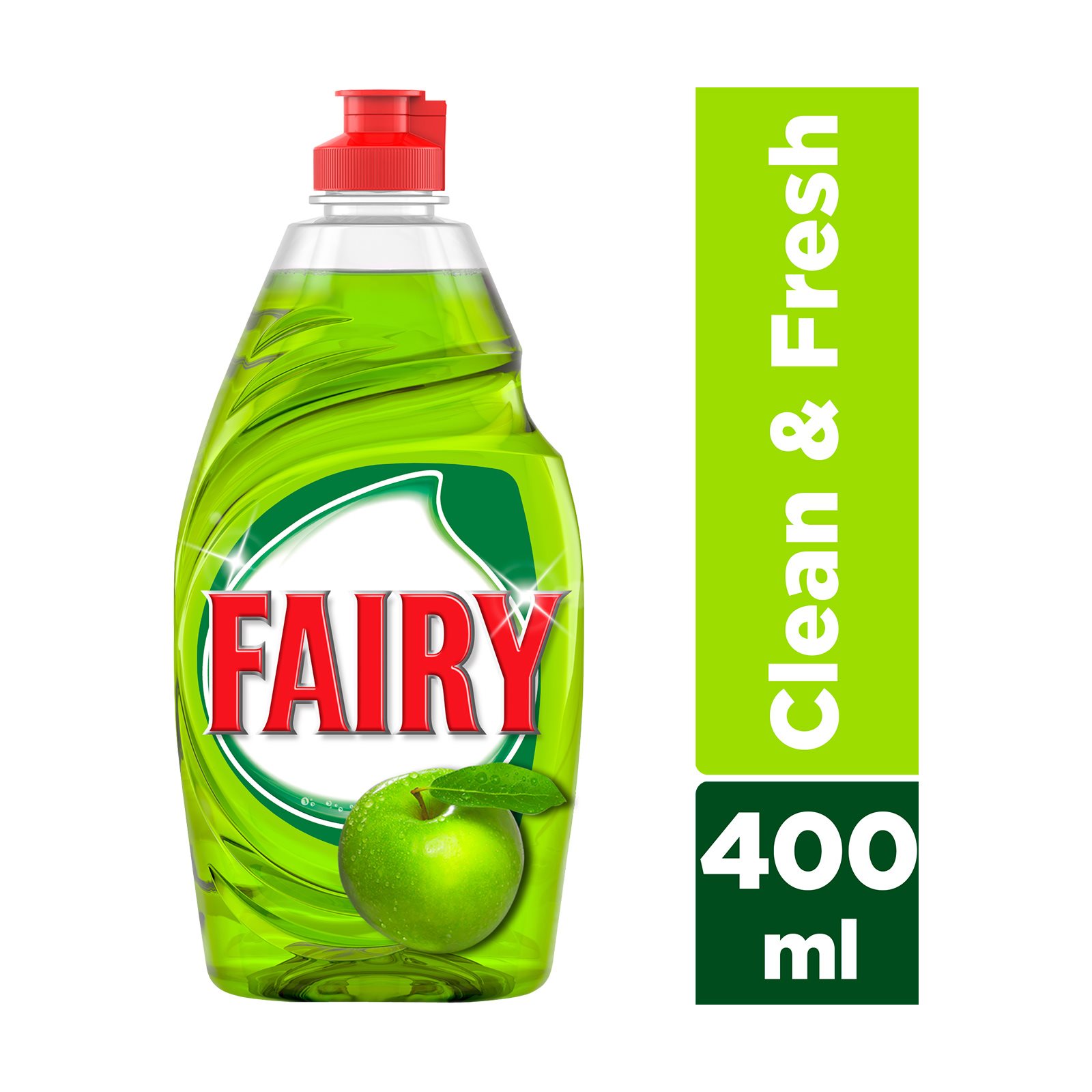 FAIRY Clean & Fresh Απορρυπαντικό Πιάτων Υγρό Μήλο 400ml ΣΚΛΑΒΕΝΙΤΗΣ