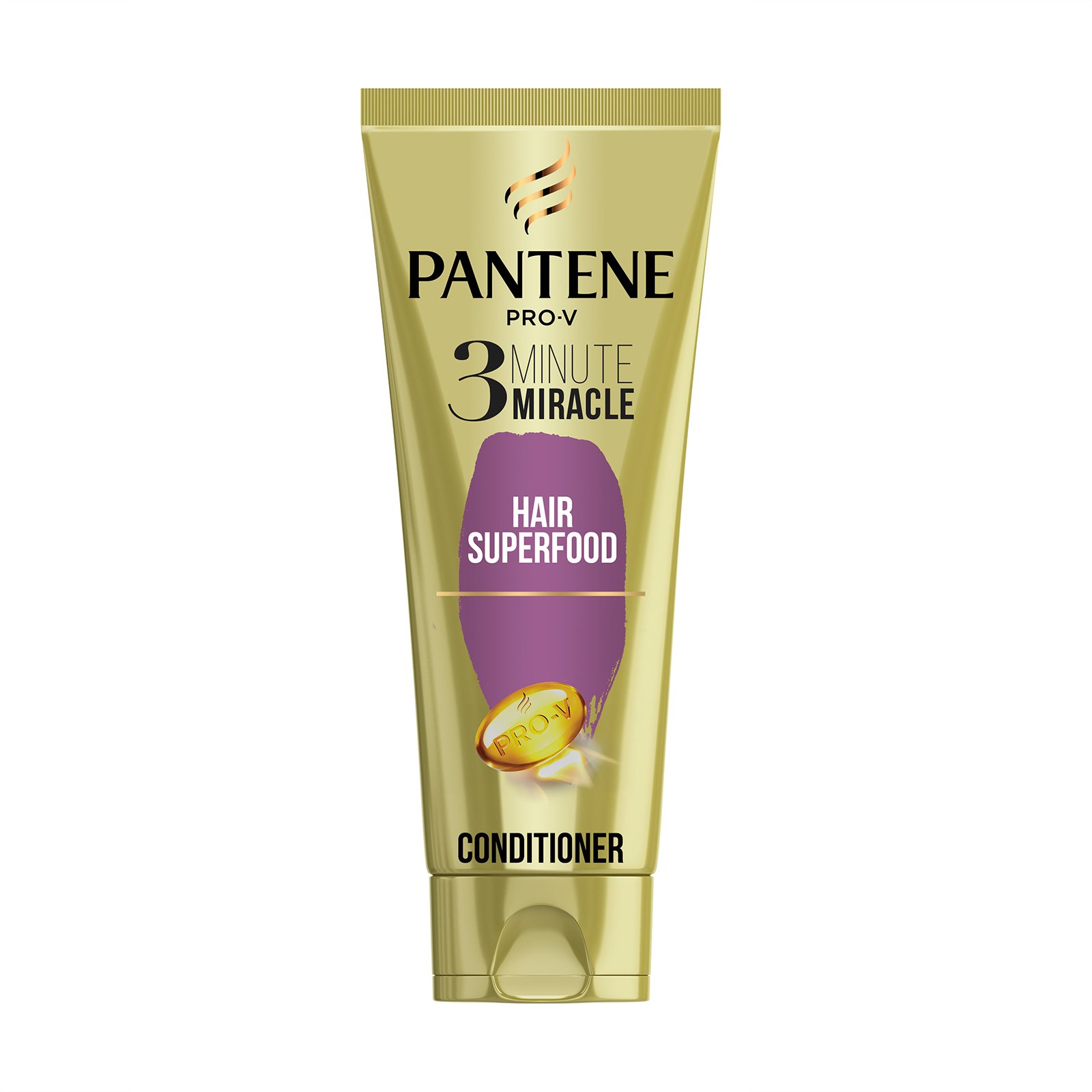 PANTENE Hair Superfood Κρέμα Conditioner 3 Minute Miracle για Γεμάτα