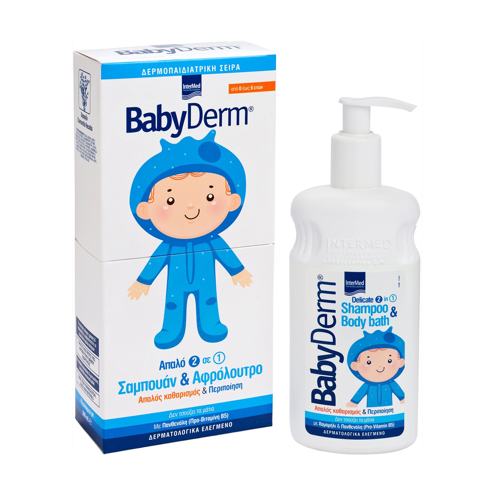 BABYDERM Σαμπουάν & Αφρόλουτρο 06 ετών 300ml ΣΚΛΑΒΕΝΙΤΗΣ