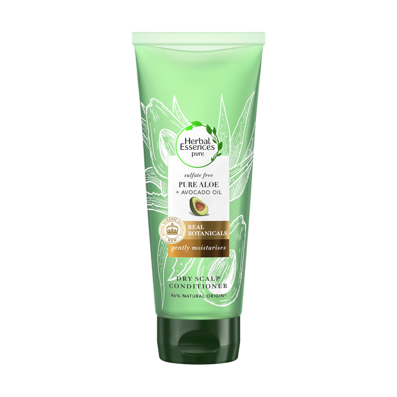 HERBAL ESSENCES Pure Κρέμα Conditioner Μαλλιών Aloe & Avocado Oil 180ml