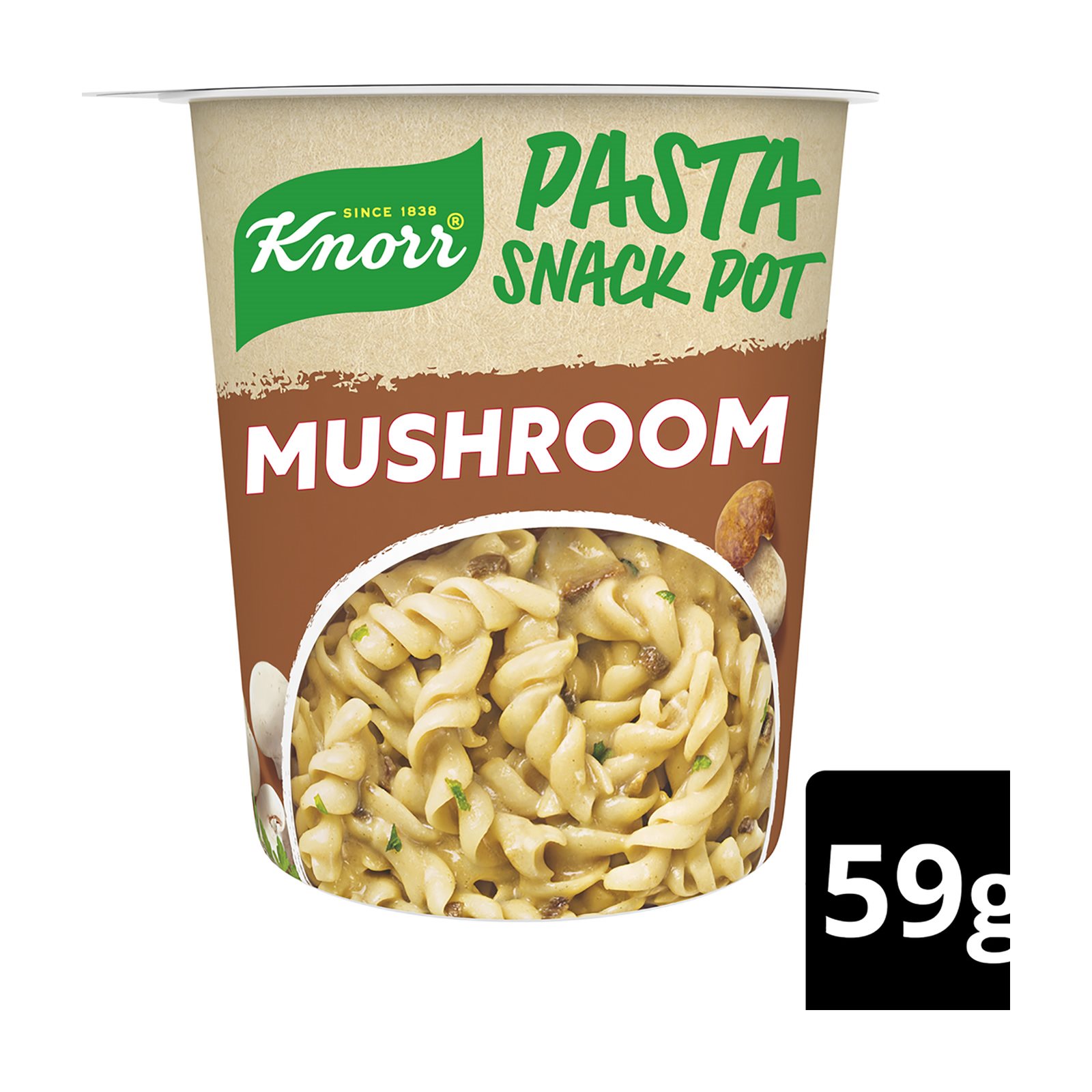 KNORR Pasta Snack Pot Ζυμαρικά με Μανιτάρια 59gr | ΣΚΛΑΒΕΝΙΤΗΣ