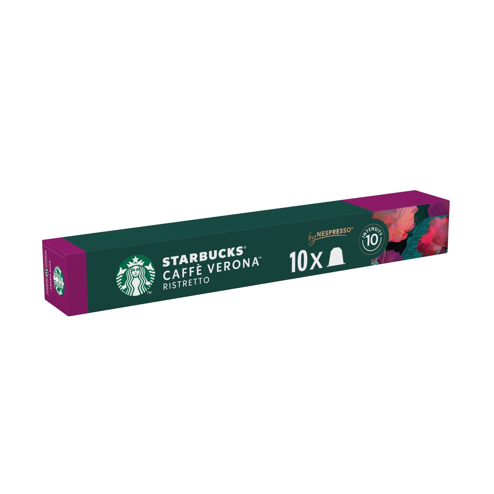 STARBUCKS Καφές Espresso Café Verona 10 κάψουλες συμβατές με μηχανή Nespresso 55g