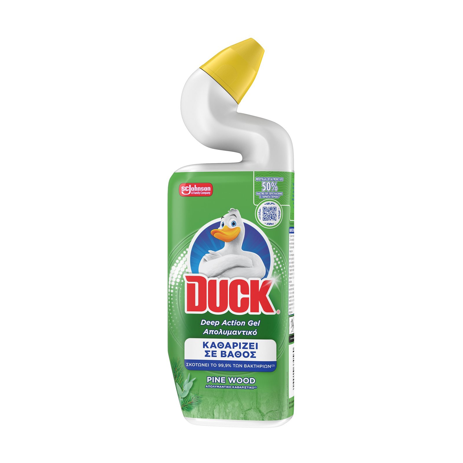 DUCK Deep Action Καθαριστικό Τουαλέτας Τζελ Φρεσκάδα Πεύκου 750ml