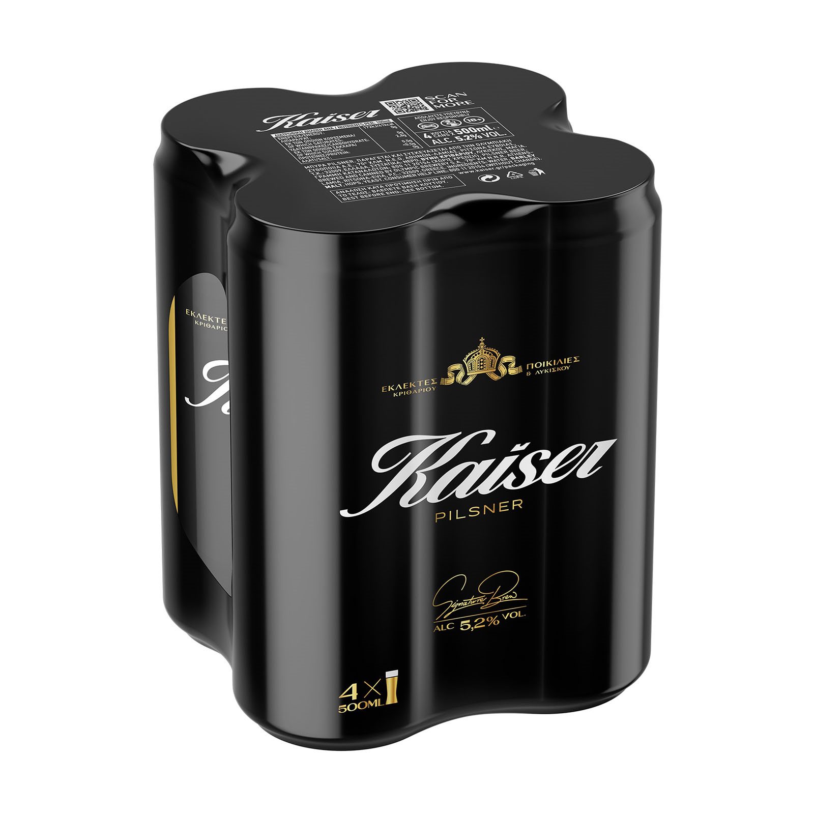 KAISER Μπίρα Pilsner 4x500ml
