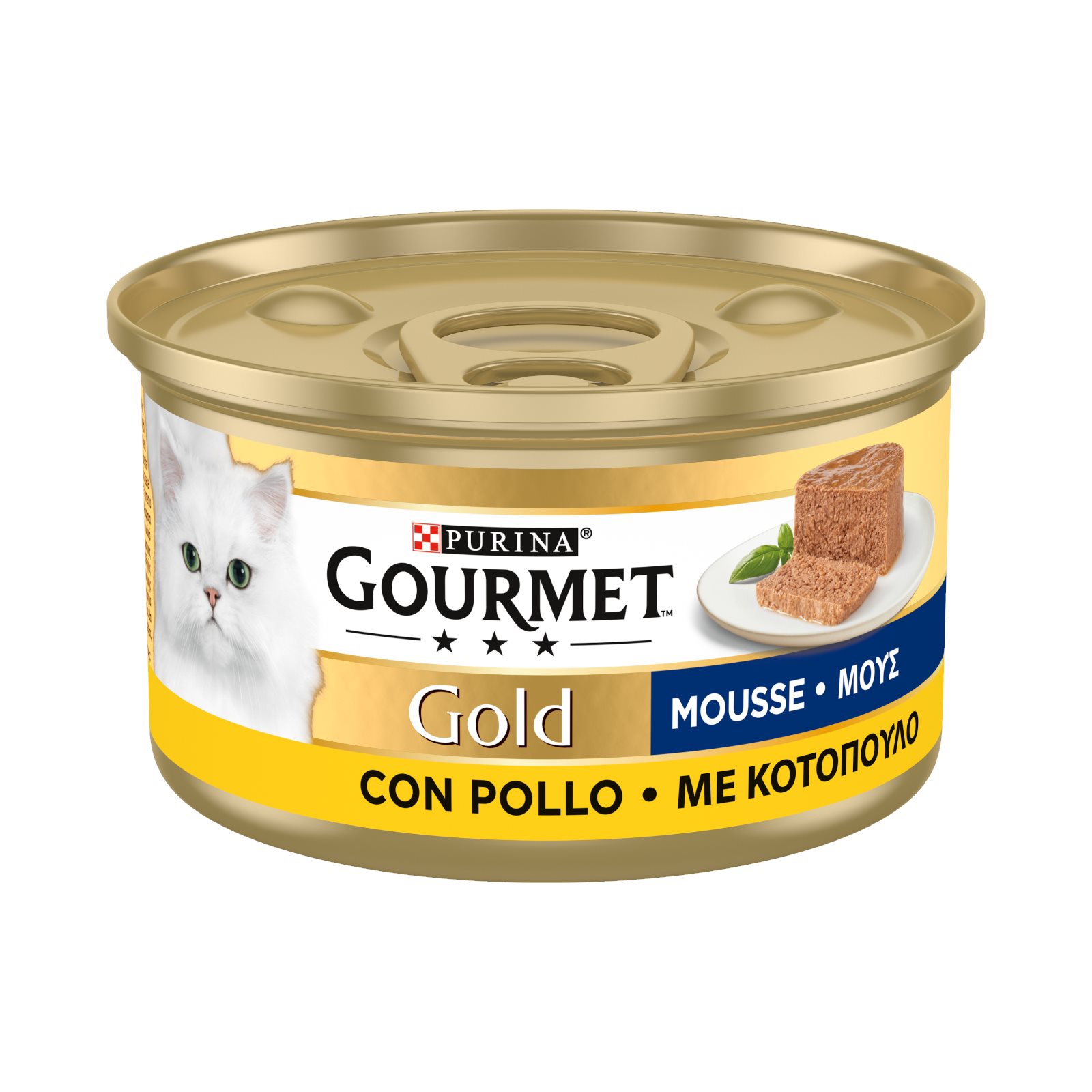 GOURMET Gold Υγρή Τροφή Γάτας Μους με Κοτόπουλο 85g