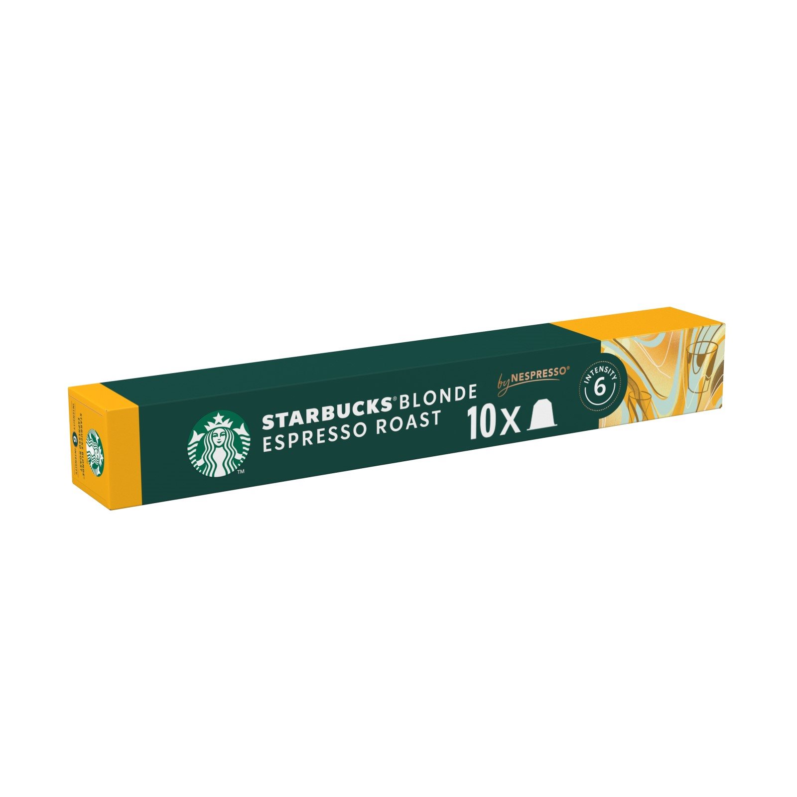 STARBUCKS Καφές Espresso Blonde Roast 10 κάψουλες συμβατές με μηχανή Nespresso 53g