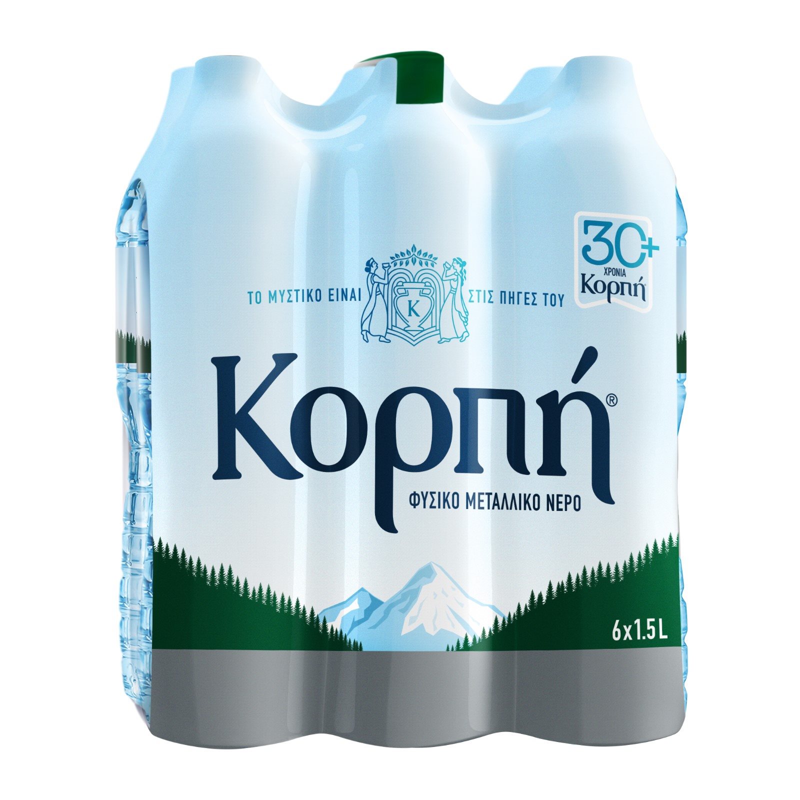 ΚΟΡΠΗ Φυσικό Μεταλλικό Νερό 6x1,5lt