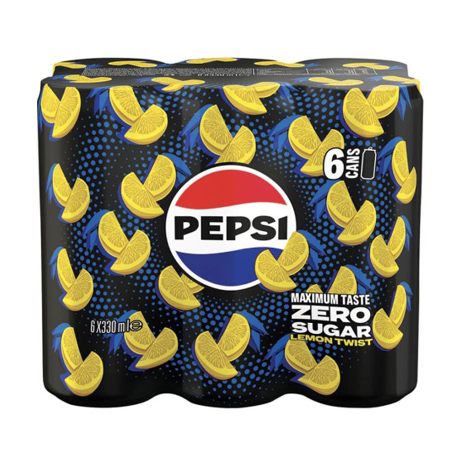 PEPSI Twist Cola με Λεμόνι Χωρίς ζάχαρη 6x330ml
