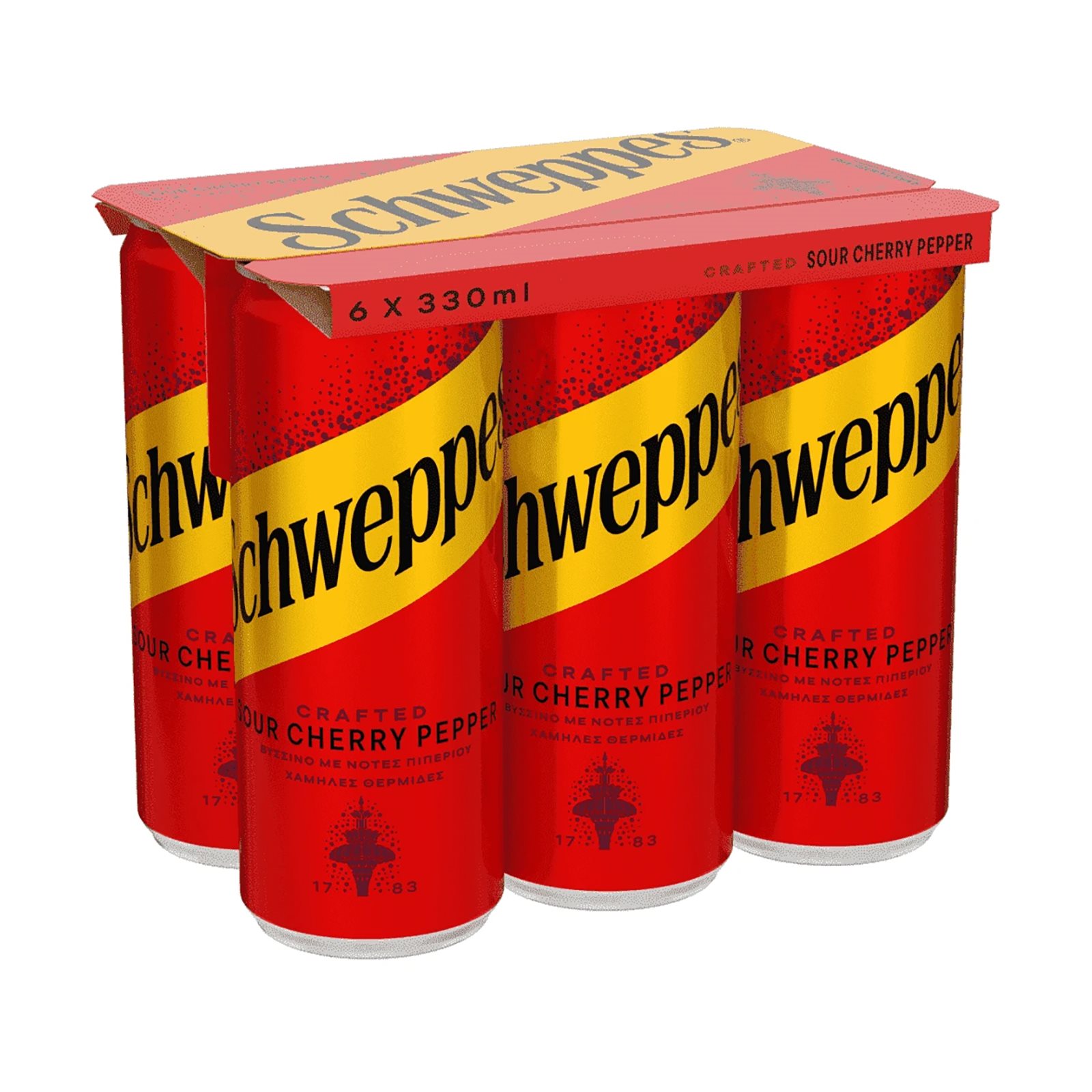 SCHWEPPES Mixer Sour Cherry Pepper 6x330ml