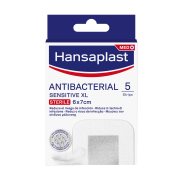 HANSAPLAST Επιθέματα πληγών Sensitive XL Antibacterial 5τεμ