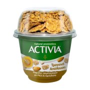 ACTIVIA Τραγανή Απόλαυση Επιδόρπιο Γιαουρτιού με Νιφάδες Δημητριακών Μέλι & Αμύγδαλα 188g