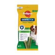 PEDIGREE Dentastix Daily Fresh Σνακ για Σκύλους Μεσαίου Μεγέθους 5τεμ 128g