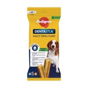 PEDIGREE Dentastix Daily Oral Care Σνακ για Σκύλους Μεσαίου Μεγέθους 5τεμ 128g
