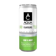 AQUA CARPATICA Flavours Ανθρακούχο Φυσικό Μεταλλικό Νερό Lime & Mint 330ml