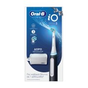 ORAL-B iO3 Ηλεκτρική Οδοντόβουρτσα Μαύρη +Νεσεσέρ Δώρο