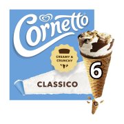 CORNETTO Παγωτό Χωνάκι Classico 6τεμ 360g (540ml)