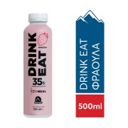 ΟΛΥΜΠΟΣ Drink Eat Ρόφημα Γάλακτος Φράουλα Χωρίς λακτόζη Χωρίς προσθήκη ζάχαρης 500ml