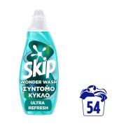 SKIP Wonder Wash Απορρυπαντικό Πλυντηρίου Ρούχων Υγρό Ultra Refresh 54 πλύσεις