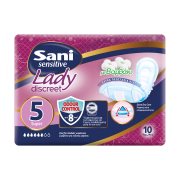 SANI Sensitive Lady Discreet Cotton Σερβιέτες Ακράτειας Super 10τεμ