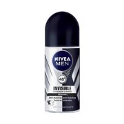 NIVEA Men Αποσμητικό Roll On Invisible Black & White Original 50ml