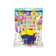Μπαλόνια με σχέδιο Happy Birthday 10τεμ