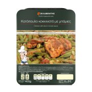 Κοτόπουλο Κοκκινιστό με Μπάμιες ΣΚΛΑΒΕΝΙΤΗΣ Παραγωγής μας 400g