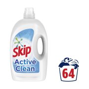 SKIP Απορρυπαντικό Πλυντηρίου Ρούχων Υγρό Active Clean 64 πλύσεις