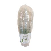 LARIPLAST Eco Friendly Ποτήρια  Πλαστικά  Διαφανή με καπάκι 350ml  10τεμ 