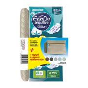 EVERYDAY Sensitive Cotton Σερβιέτες Ultra Plus Normal 18τεμ +Νεσεσέρ Δώρο