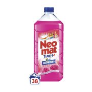 NEOMAT Total 4+1 Eco Απορρυπαντικό Πλυντηρίου Ρούχων Υγρό Άγριο Τριαντάφυλλο 38 πλύσεις 1,71lt