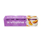 ΔΕΛΤΑ Vitaline Επιδόρπιο Γιαουρτιού Ροδάκινο Χωρίς προσθήκη ζάχαρης 3x180g