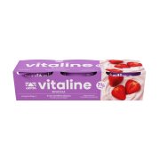 ΔΕΛΤΑ Vitaline Επιδόρπιο Γιαουρτιού Φράουλα Χωρίς προσθήκη ζάχαρης 3x180g