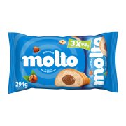 MOLTO Κρουασάν με γέμιση Πραλίνα Φουντουκιού 3x98g