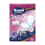 SANI Sensitive Lady Discreet Cotton Σερβιέτες Ακράτειας Extra 16τεμ