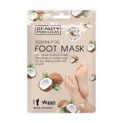 BEAUTY FORMULAS Μάσκα Ποδιών με Έλαιο Καρύδας & Βούτυρο Καριτέ 