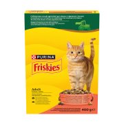 FRISKIES Ξηρά Τροφή Γάτας με Βοδινό Κοτόπουλο και Λαχανικά 400g
