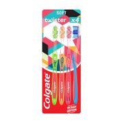 COLGATE Twister Οδοντόβουρτσα μαλακή 4τεμ