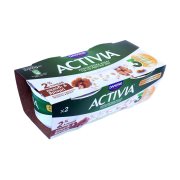 DANONE Activia Επιδόρπιο Γιαουρτιού 2% με Καρύδι & Βρόμη 2x200g
