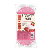 FIORENTINI Ρυζογκοφρέτες με Γιαούρτι & Φράουλα Χωρίς γλουτένη 100gr