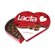 LACTA Σοκολατένιες Καρδιές με Πραλίνα Φουντουκιού 165gr