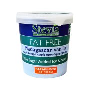 PAPAFILIPOU Fat Free Παγωτό Βανίλια Μαδαγασκάρης με Στέβια Χωρίς προσθήκη ζάχαρης 450gr (850ml)
