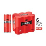 TUBORG Σόδα 6x330ml