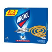 AROXOL Σπιράλ με Citronella 8τεμ +2τεμ Δώρο
