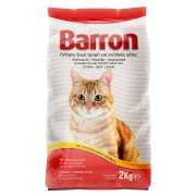BARRON Ξηρά Τροφή για Ενήλικες Γάτες με Κοτόπουλο Μοσχάρι Δημητριακά 2kg