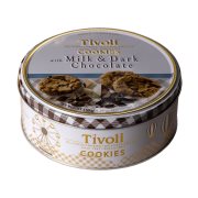 TIVOLI Cookies Μπισκότα με Σοκολάτα Υγείας & Γάλακτος 150gr