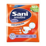 SANI Sensitive Πάνες Ακράτειας Day & Night Νο2 Medium 15τεμ