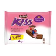 KISS Σοκολάτα με Γάλα & Φράουλα 4x27,5gr 
