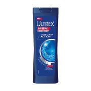 ULTREX Men Σαμπουάν Αντιπιτυριδικό Deep Clean Action για Όλους τους Τύπους Μαλλιών 360ml